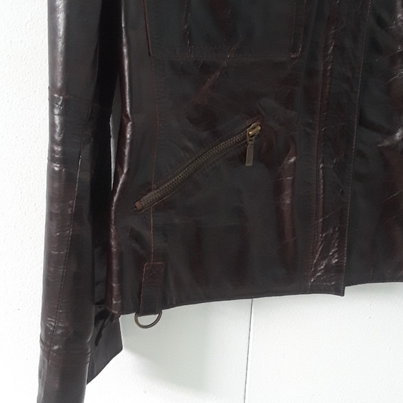 Leather Jacket/ real leather - Picture 3 of 8